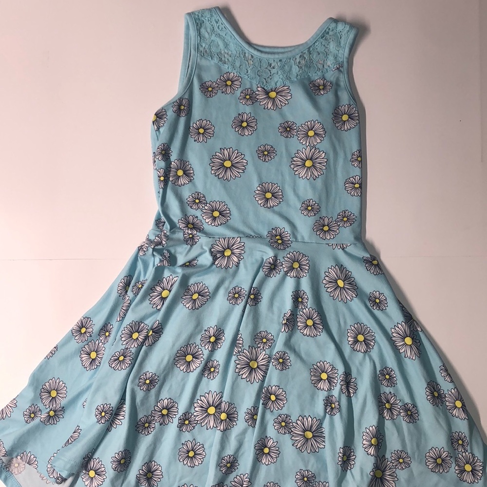 Light blue Wonder Nation Girls Daisy Dress